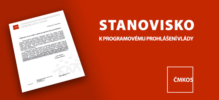 Stanovisko ČMKOS k Programovému prohlášení vlády