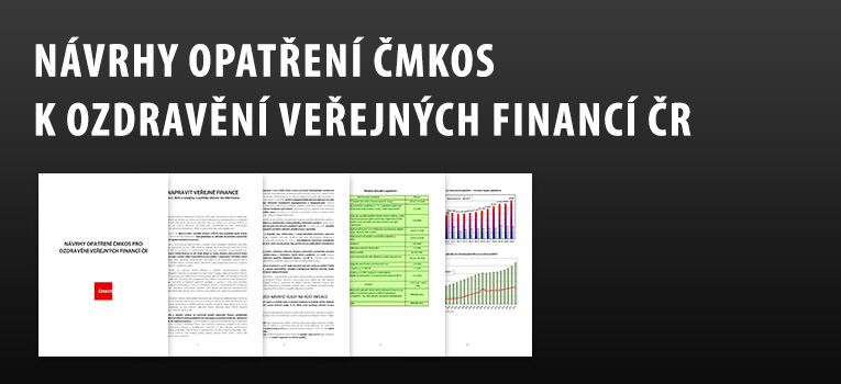 DOKUMENT: Návrhy opatření ČMKOS pro ozdravění veřejných financí ČR