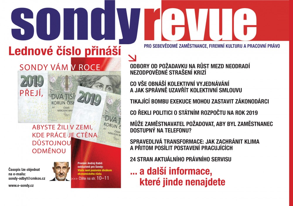 Sondy REVUE 12/2018 - leták